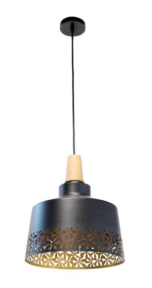 SQUARE LAMPADARIO IN METALLO 30 X 105 CM IN COLORE NERO E ORO