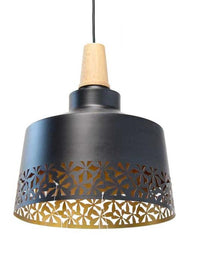 SQUARE LAMPADARIO IN METALLO 30 X 105 CM IN COLORE NERO E ORO