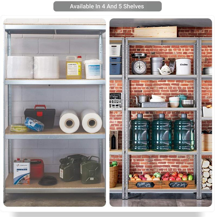 SCAFFALE IN METALLO JOKER 90 X 40 X H 174 CM 5 RIPIANI 175 KG A PIANO