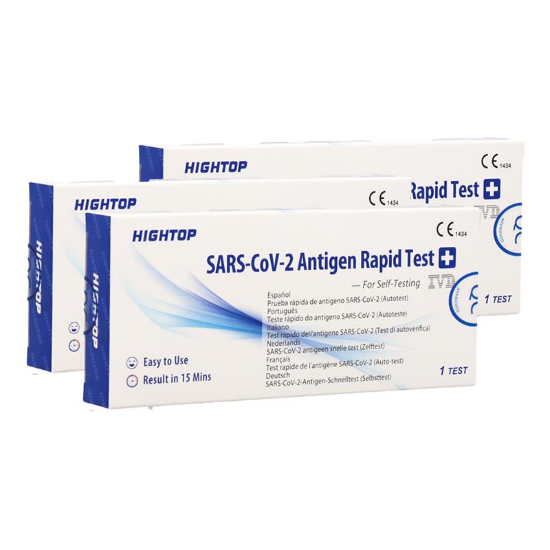 SET 3 TEST TAMPONE RAPIDO NASALE ANTIGENICO FARINGEO PER VIRUS CERTIFICATO CE