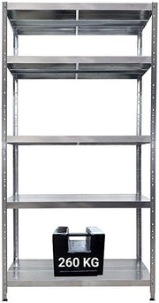 SCAFFALE IN METALLO MACISTE 120 X 50 X 234 H 5 PIANI KG 260 SENZA BULLONI
