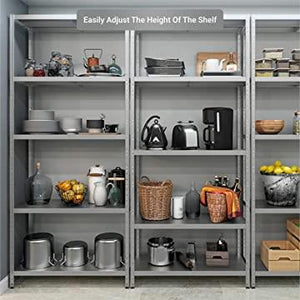 SCAFFALE IN METALLO MACISTE 120 X 60 X 195 H 5 PIANI KG 260 SENZA BULLONI