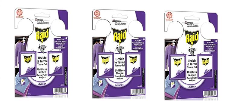 24 UNITÀ RAID TARMICIDA GEL PROFUMATO LAVANDA