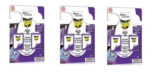 24 UNITÀ RAID TARMICIDA GEL PROFUMATO LAVANDA