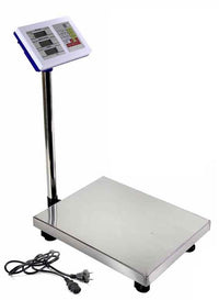 BILANCIA INDUSTRIALE PROFESSIONALE CON COLONNA PORTATA MASSIMA 300 KG