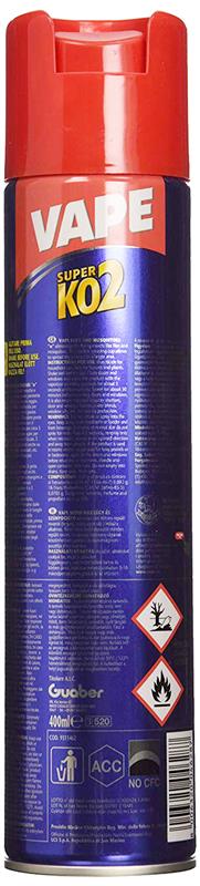 VAPE SPRAY INSETTICIDA PER MOSCHE E ZANZARE 400 ML