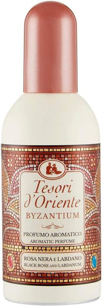 TESORI D'ORIENTE BYZANTINIUM  PROFUMO AROMATICO ROSA NERA E LABDANO 100 M