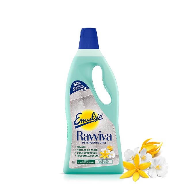 SET 6 EMULSIO DETERSIVO LIQUIDO PAVIMENTI 1LT RAVVIVA GRES