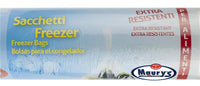 KIT SET 4 PZ MAURY'S SACCHETTI ALIMENTI FRIGO 300 PZ 28 X 42 CM EXTRA RESISTENTI