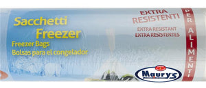 KIT SET 4 PZ MAURY'S SACCHETTI ALIMENTI FRIGO 300 PZ 28 X 42 CM EXTRA RESISTENTI