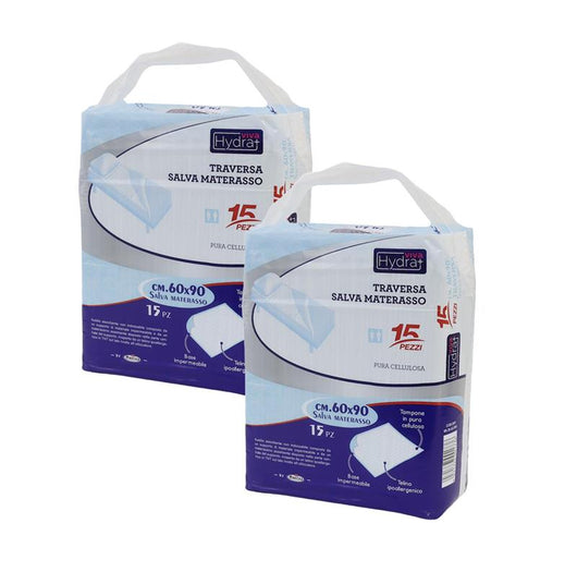 KIT SET 2 PZ MAURY'S TRAVERSA SALVA MATERASSO 60X90CM 15PZ