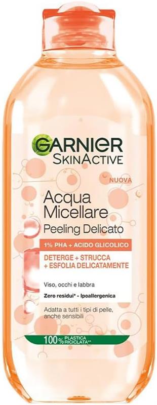 ACQUA MICELLARE GARNIER SKIN 400ML PEELING DELICATO