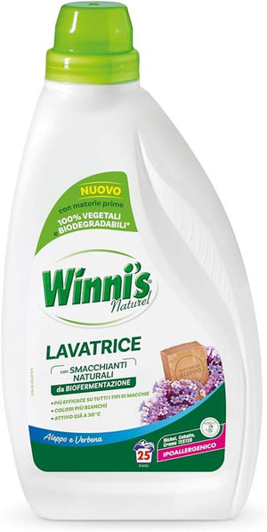 SET 8 WINNIS DETERSIVO 25 LAVAGGI ALEPPO E VERBENA SMACCHIANTE