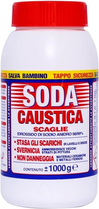 MARTEN SODA CAUSTICA A SCAGLIE PERCARBONATO DI SODIO 1 KG STASA SCARICHI SVERNICIA NON DANNEGGIA