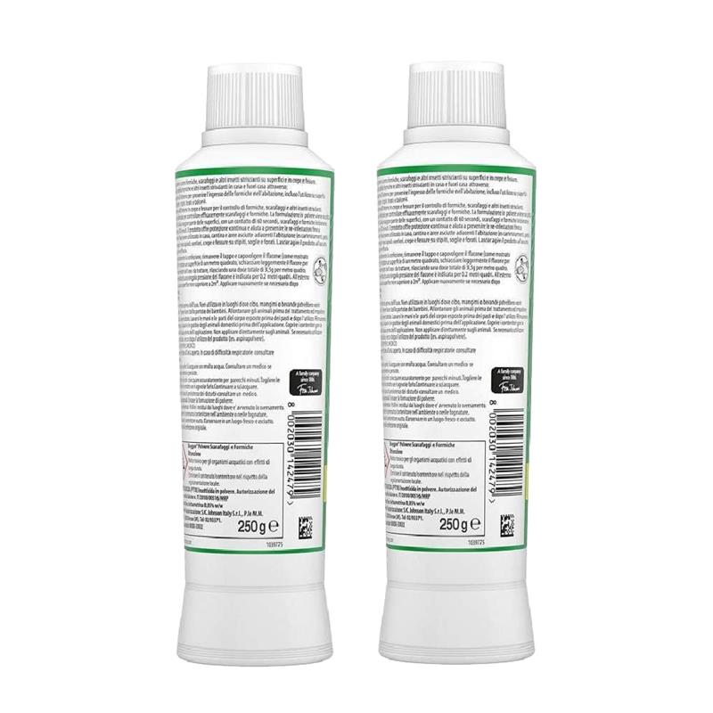 BAYGON SET 2 PZ X 250 GR INSETTICIDA IN POLVERE SCARAFAGGI E FORMICHE