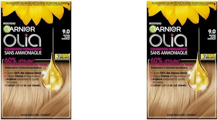 GARNIER OLIA SET 2 CONFEZIONI TINTA CAPELLI 9.0 LBIONDO CHIARISSIMO