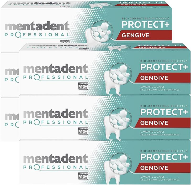 MENTADENT SET 6 PZ DENTIFRICIO PROFESSIONAL 75 ML L'UNO COMBATTE L'INFIAMMAZIONE DELLE GENGIVE