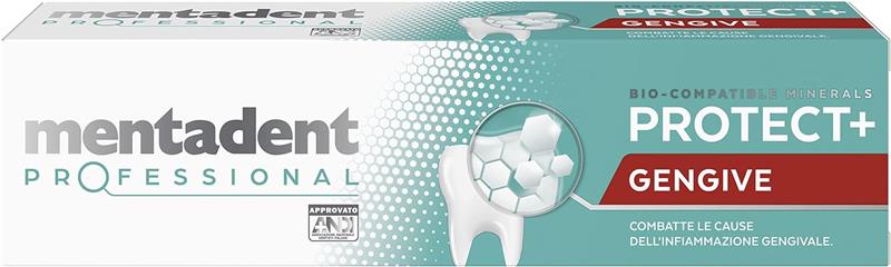 MENTADENT SET 6 PZ DENTIFRICIO PROFESSIONAL 75 ML L'UNO COMBATTE L'INFIAMMAZIONE DELLE GENGIVE