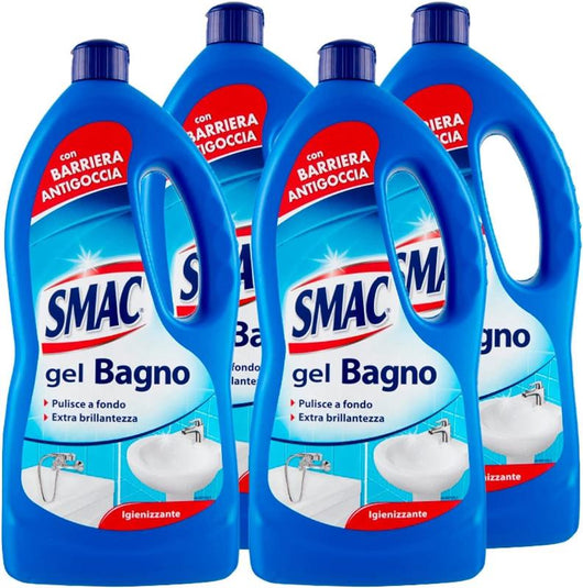 SET 4 SMAC GEL BAGNO DETERGENTE ANTICALCARE 850 ML