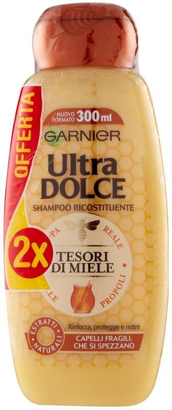 2 ULTRA DOLCE SHAMPOO TESORI DI MIELE 300ML