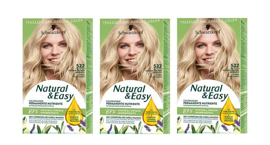 NATURAL & EASY TINTA PER CAPELLI 522 BIONDO CHIARO NATURALE