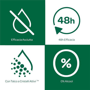 BOROTALCO DEODORANTE 3 STICK ORIGINALE NO ALCOOL E SALI DI ALLUMINIO TRIPLA PROTEZIONE ASCIUTTA  BOROTALCO 40 ML L'UNO