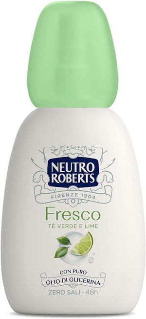 SET 4 NEUTRO ROBERTS DEODORANTE VAPO FRESCO VERDE TÉ VERDE E LIME 75 ML