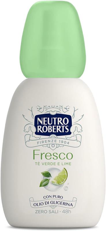 SET 4 NEUTRO ROBERTS DEODORANTE VAPO FRESCO VERDE TÉ VERDE E LIME 75 ML