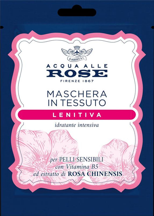 ACQUA ALLE ROSE MASCHERA IN TESSUTO LENITIVA 5 PZ