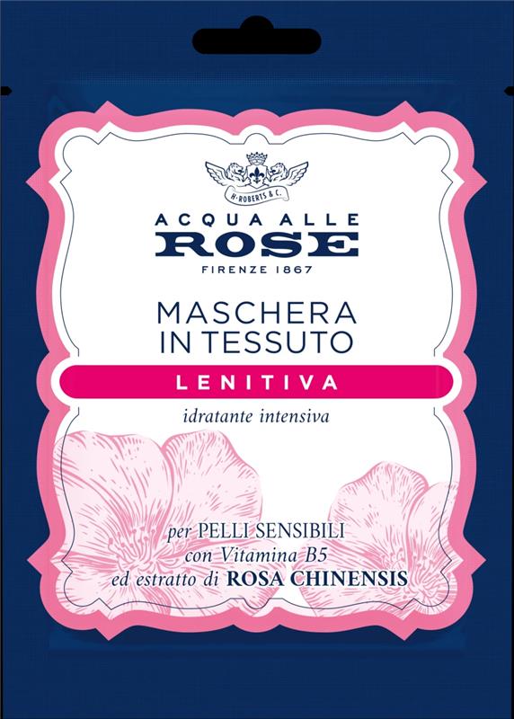 ACQUA ALLE ROSE MASCHERA IN TESSUTO LENITIVA 5 PZ