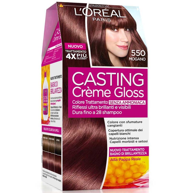 SET 2 CASTING CREME GLOSS TINTA PER I CAPELLI N.550 COLORE MOGANO