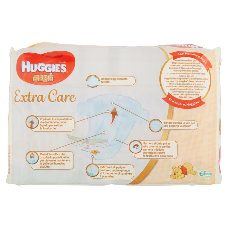 2 PACCHI HUGGIES EXTRA CARE BEBÈ PANNOLINI TAGLIA 1 2-5 KG DA 28 PZ CIASCUNO