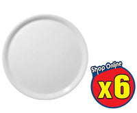 SET 6 NAPOLI PIATTO PIZZA 33 CM BIANCO