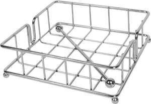 KIT SET 2 PZ MAURY'S SILVER PORTA TOVAGLIOLI IN ACCIAIO 18 X 6 CM