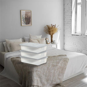 SET 3 PZ BOX CONTENITORE CON RUOTE DIMENSIONI 60X41X40CM E COPERCHIO AVIO