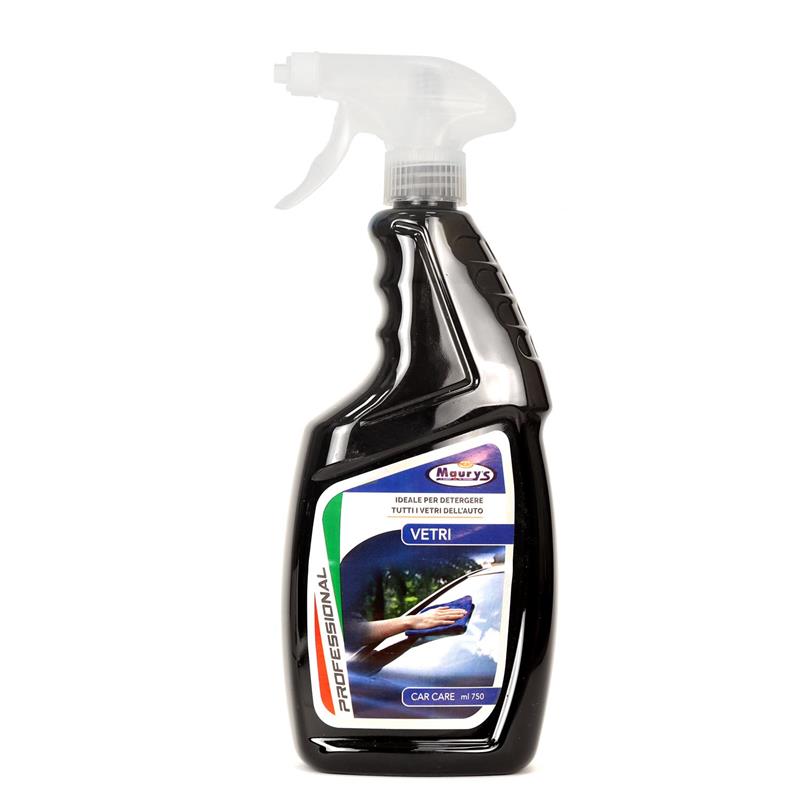 KIT SET 3 PZ MAURY'S SPRAY AUTO VETRO  PULITO 750 ML