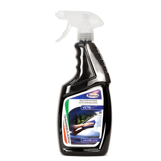 KIT SET 3 PZ MAURY'S SPRAY AUTO VETRO  PULITO 750 ML