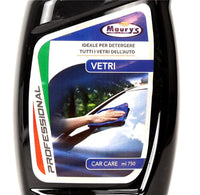 KIT SET 3 PZ MAURY'S SPRAY AUTO VETRO  PULITO 750 ML