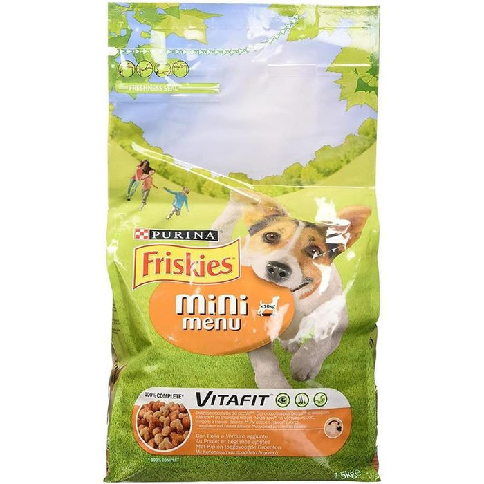 FRISKIES MINI CROCCHETTECANE POLLO TACCHINO E VERDURE 1,5 KG