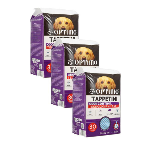 KIT SET 3 PZ MAURY'S TAPPETINI ASSORBENTI PER ANIMALI 60 X 60 CM 30 PZ