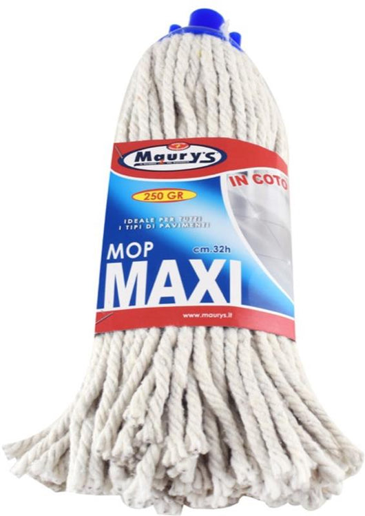 KIT SET 3 PZ MAURY'S MOP MAXI IN COTONE 32CM