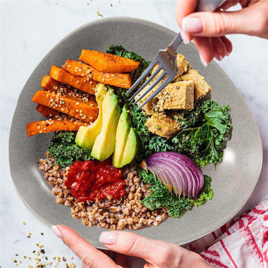 SET 6 PIATTI FONDI IN CERAMICA DA 23 CM IN COLORE GRIGIO EFFETTO MARMO