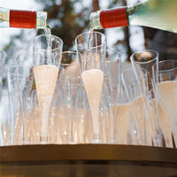 FLUTE SET 96 PZ CONFEZIONE 6 PEZZI L'UNA REALIZZATI IN PLASTICA COLORE ROSSO