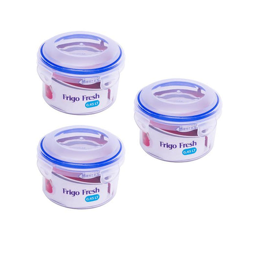 KIT SET 3 PZ MAURY'S FRIGO FRESH TONDO CAPIENZA.0,45 LT