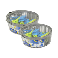 KIT SET 2PZ MAURY'S CESTINO CLIPPÌ PORTAMOLLETTE APPENDIBILE CON