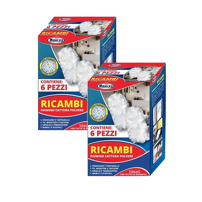 KIT SET 2 PZ MAURY'S RICAMBI PER PIUMINO CATTURA POLVERE