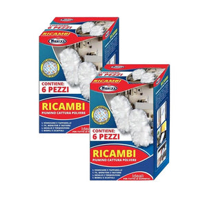KIT SET 2 PZ MAURY'S RICAMBI PER PIUMINO CATTURA POLVERE