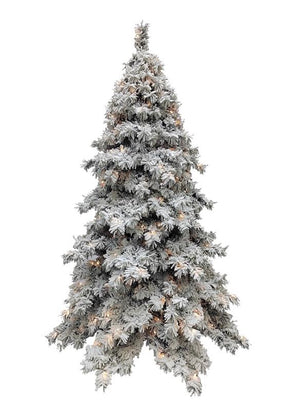 ALBERO CHAMONIX CON LUCI 180 CM CON 300 TIPS LUCI LED INTEGRATE INNEVATO E FOLTO