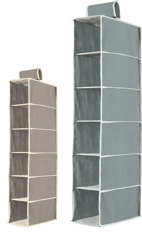 MAURY'S SMART GUARDAROBA CON 6 RIPIANI STRETTI IN COLORE ASSORTITO