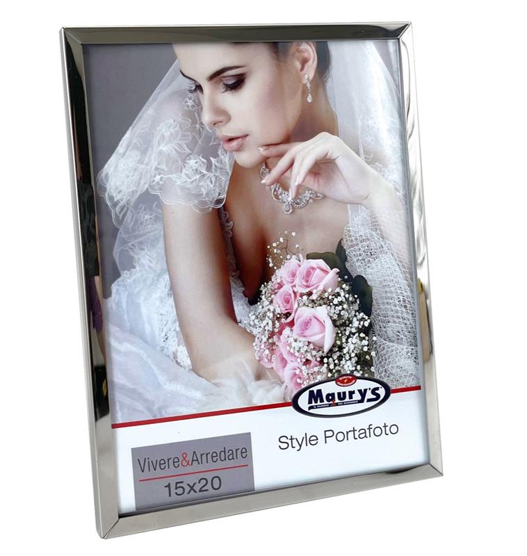 MAURY'S STYLE PORTAFOTO IN COLORE SILVER PER FOTO 15X20 CM